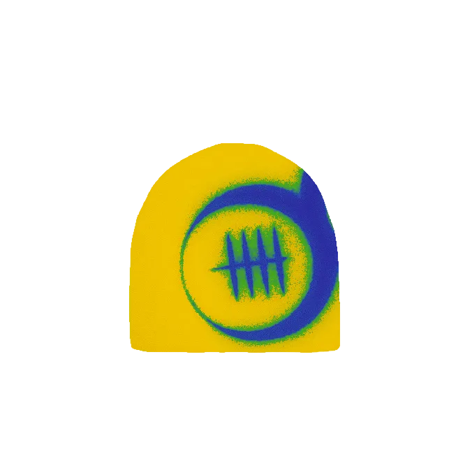 Yellow 9lives Beanie