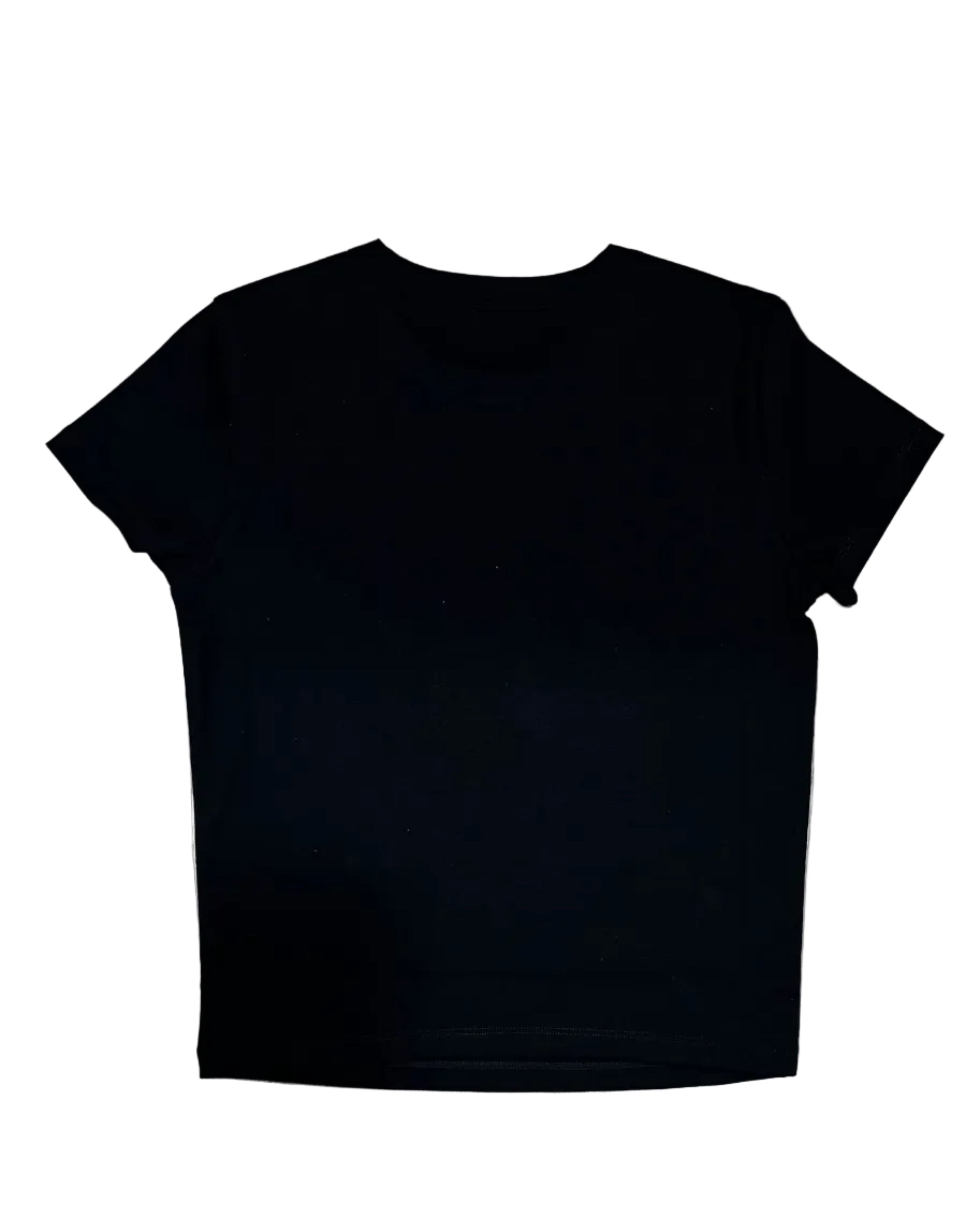 Black 9lives Crop Tee