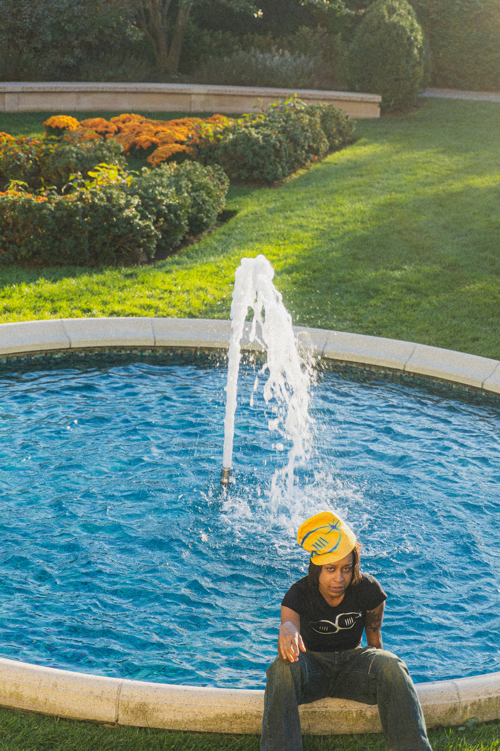 Yellow 9lives Beanie